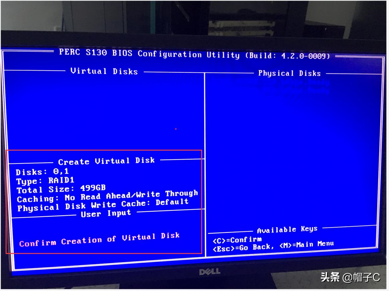 戴尔r430服务器配置raid,dellr340如何设置raid1