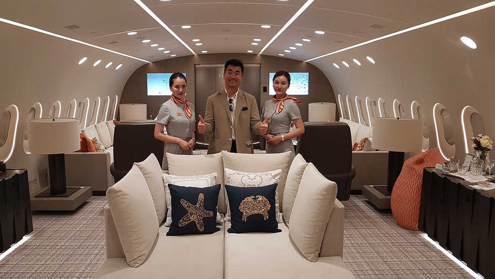 波音787梦幻私人飞机,全球第一架波音787