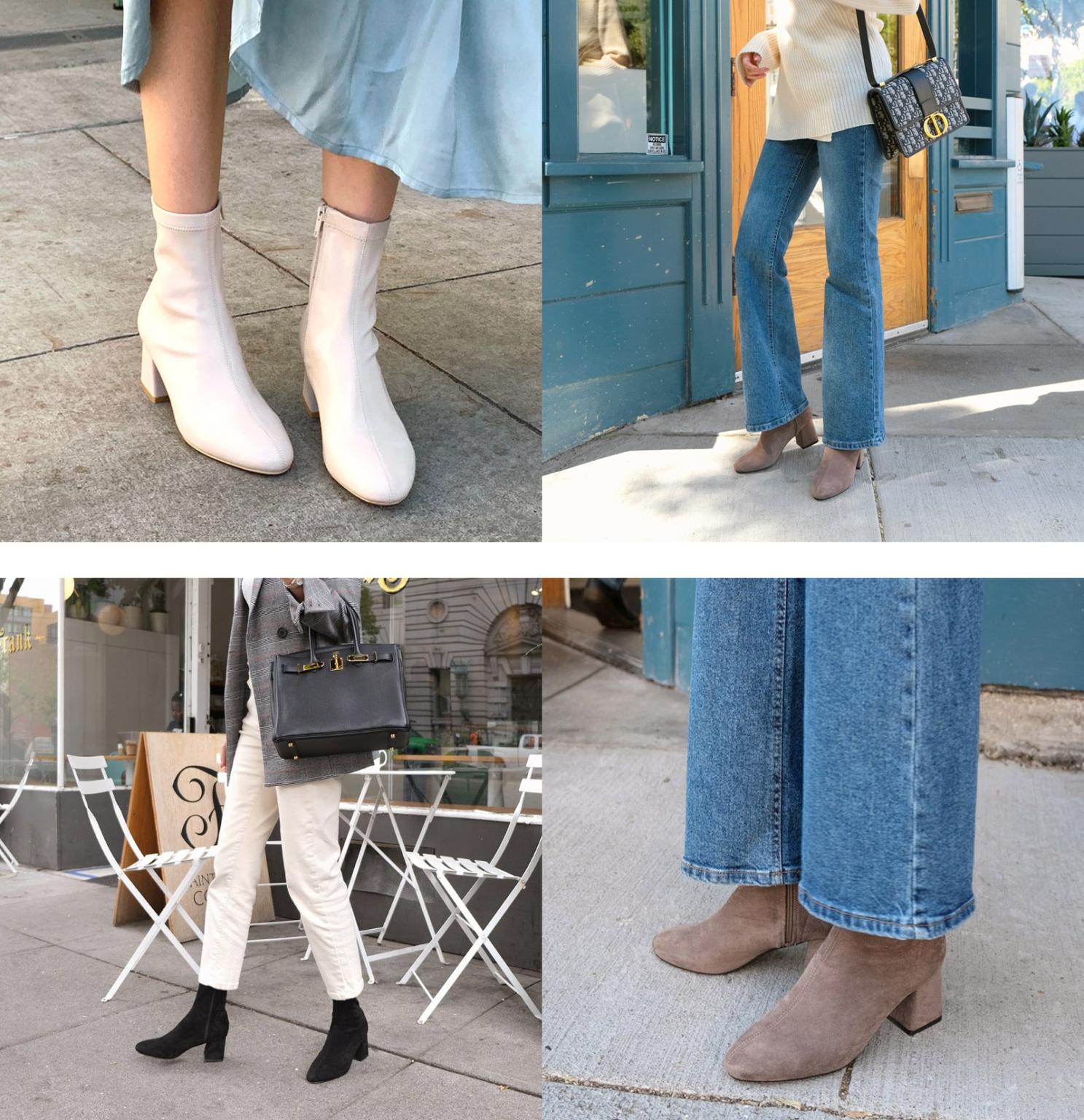 少穿这3个“长度”的靴子,百搭短靴推荐这双鞋超好看