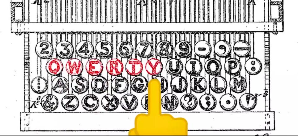 qwerty键盘手指布局,qwerty键盘和普通键盘有什么区别