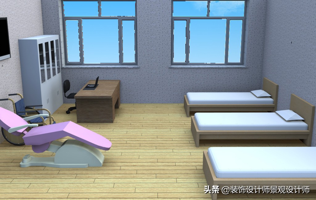 50平米禅意中医养生馆设计图,中医养生理疗会所设计