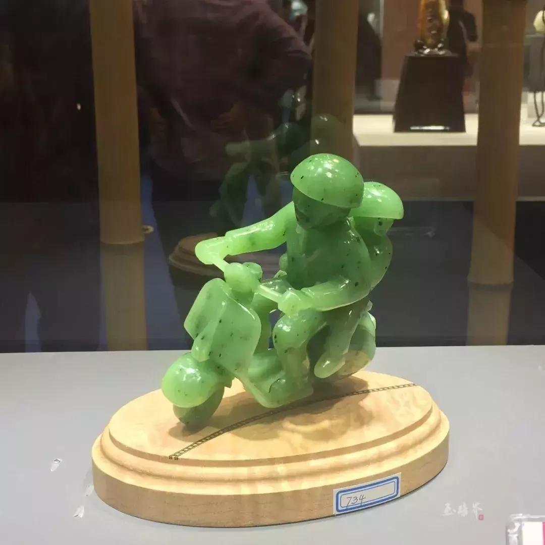 十三届子冈杯玉雕,子冈杯玉雕作品展现场
