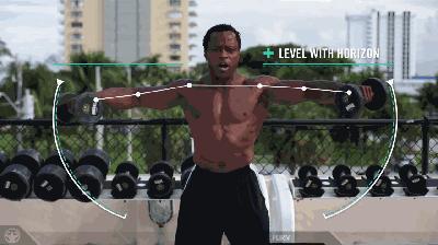 用哑铃练胸肌为什么肩酸痛,用哑铃想练肩膀怎样练宽