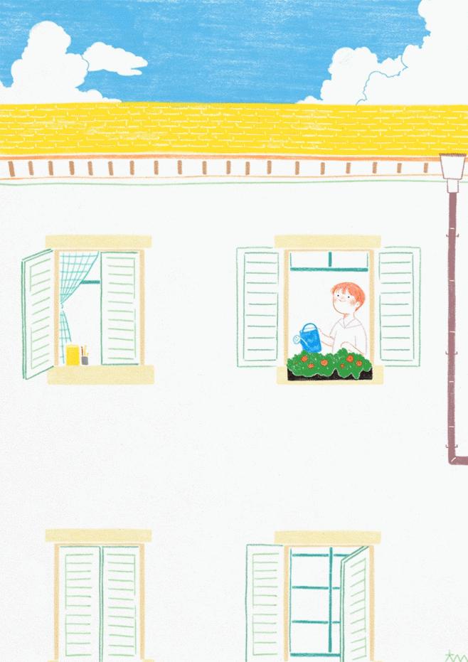 平凡的小幸福，来自韩国艺术家 Chassam