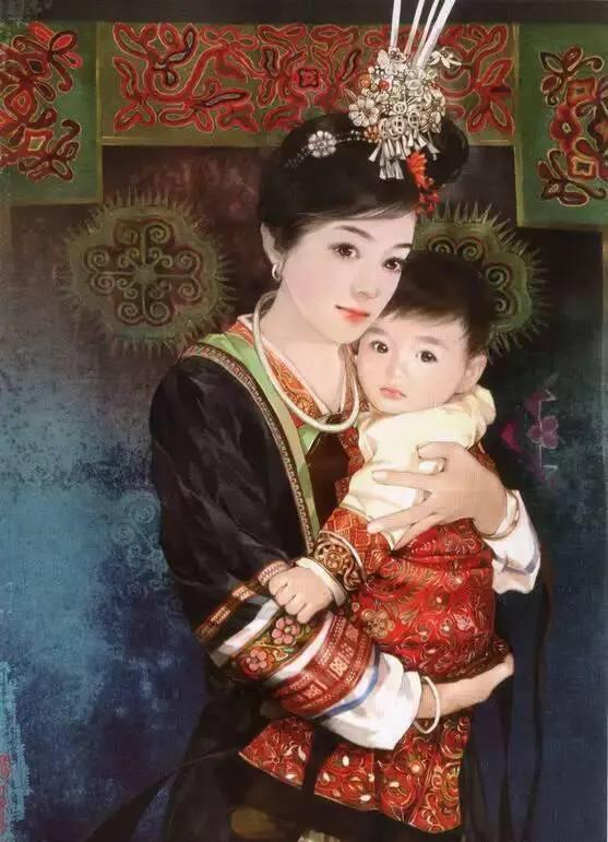 五十六个民族五十六枝花画,五十六个民族人物画高难度