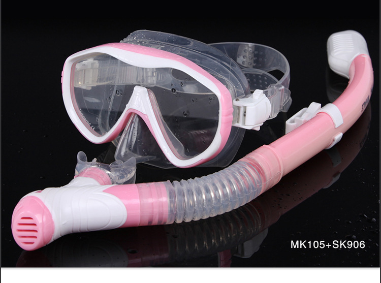 跨境潜水面罩呼吸管浮潜套装,浮潜面罩全脸游泳面罩