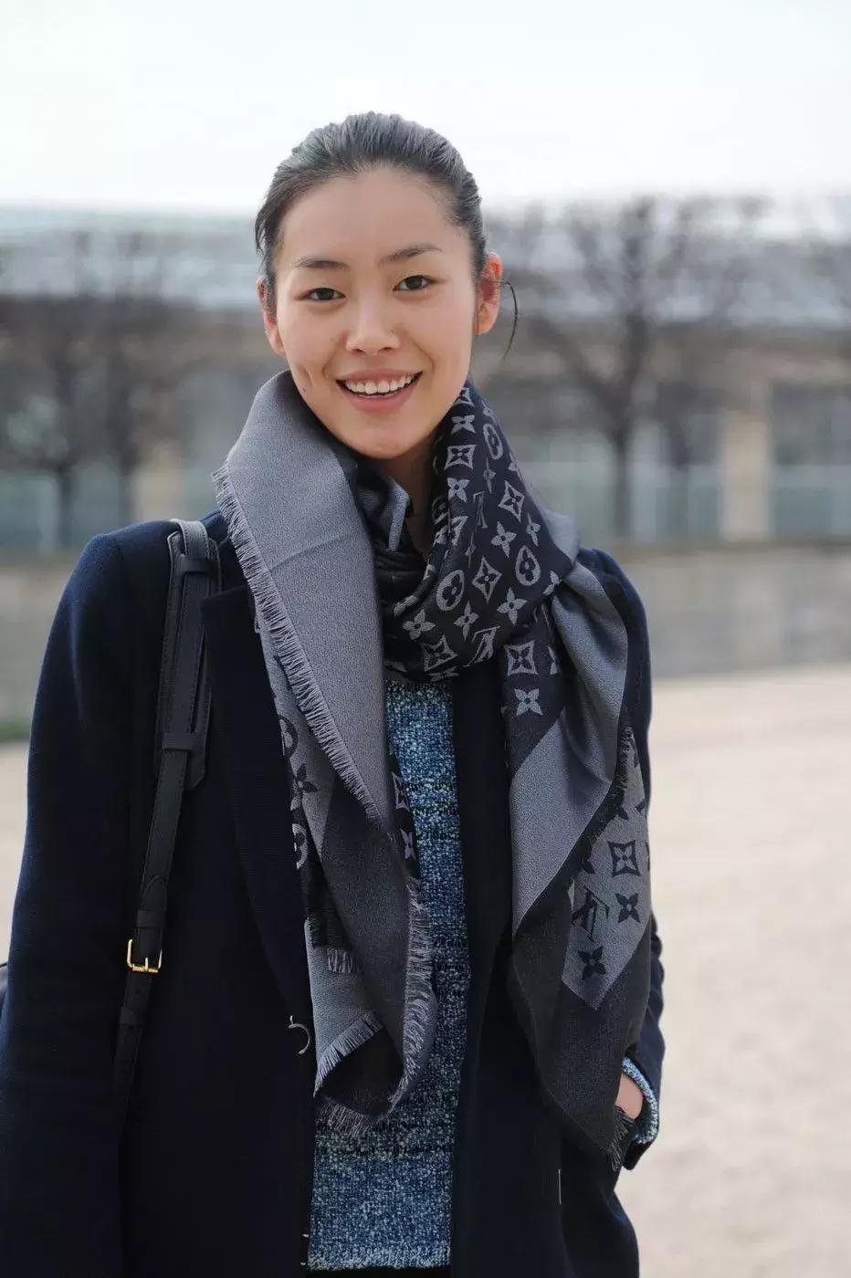 刘雯50个瞬间告诉你,刘雯冬天穿的羽绒服