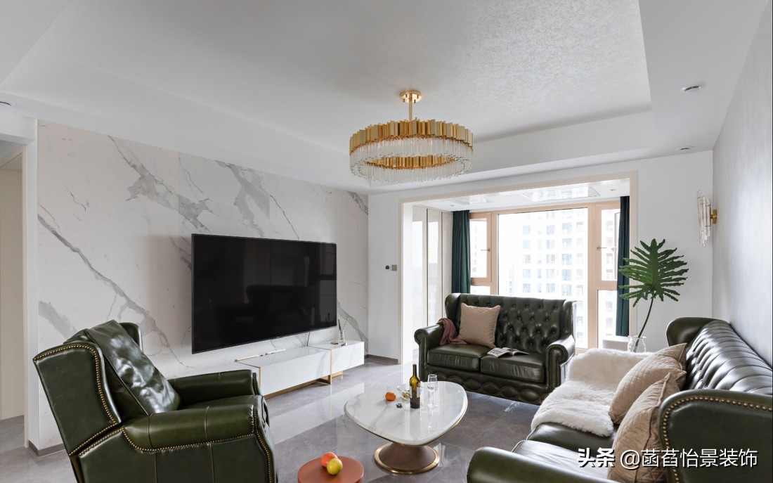 130平轻奢暖色风格,130平暗灰风格