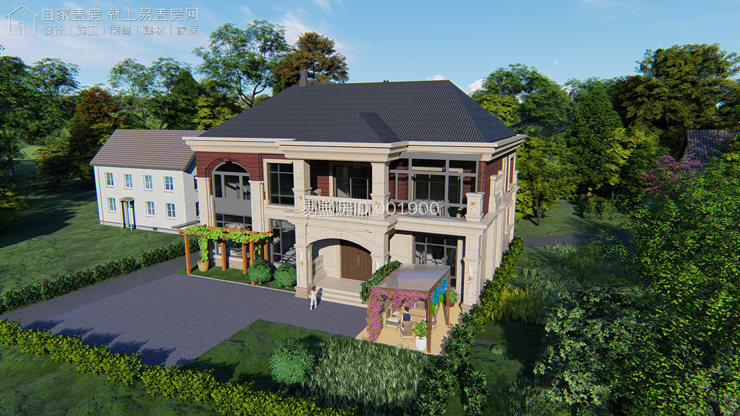 河北邯郸农村双拼二层别墅,邯郸农村二层半别墅设计图