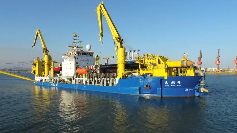 造岛神器天鲲号南沙岛礁,造岛神器天鲲号是哪个工厂造的