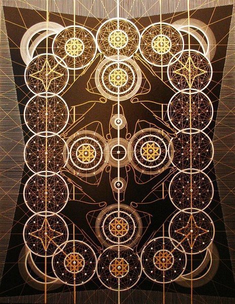 神秘且惊艳图案,视觉盛宴的几何图