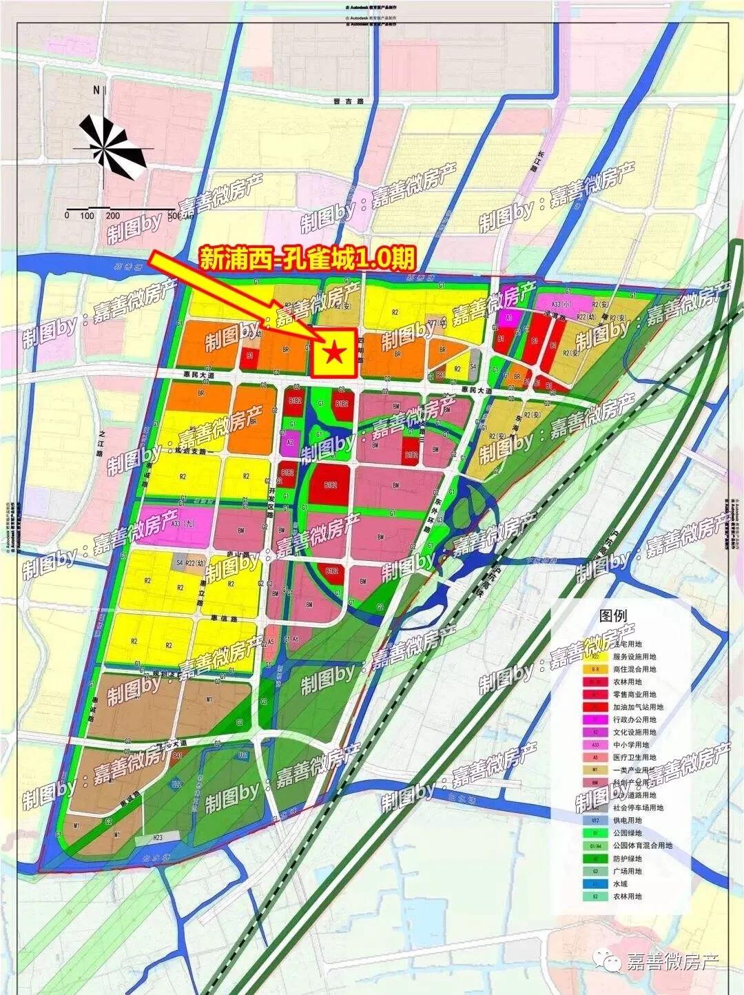 上海嘉善孔雀城在哪里,新蒲孔雀城位置
