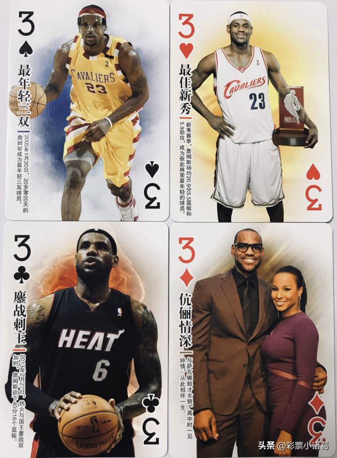 一副扑克概括詹姆斯54大时刻：3万分黑桃A，4夺MVP小王，大王呢？