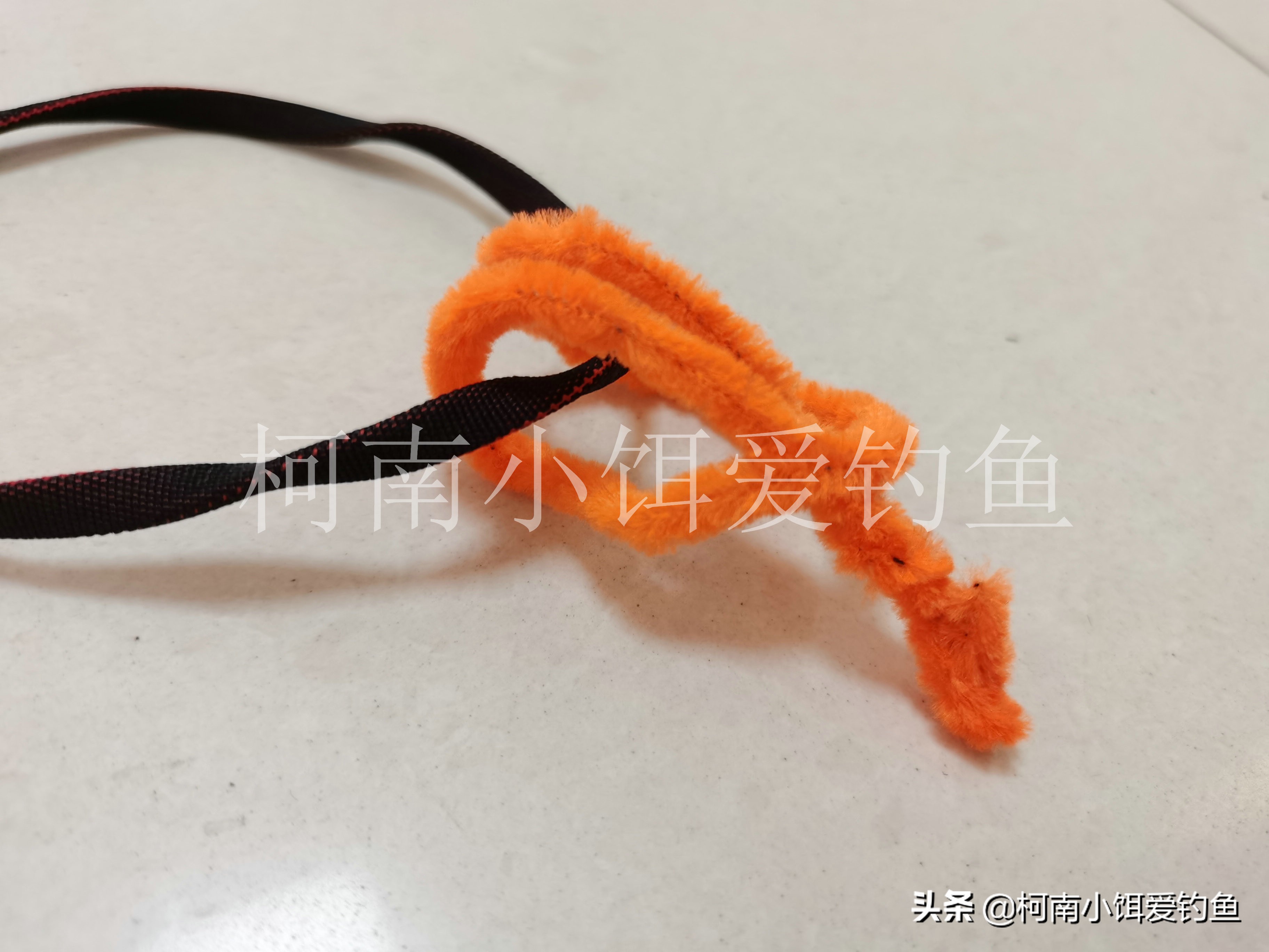 新手学钓鱼鱼线打结教程,钓鱼技巧鱼线打结方法图解