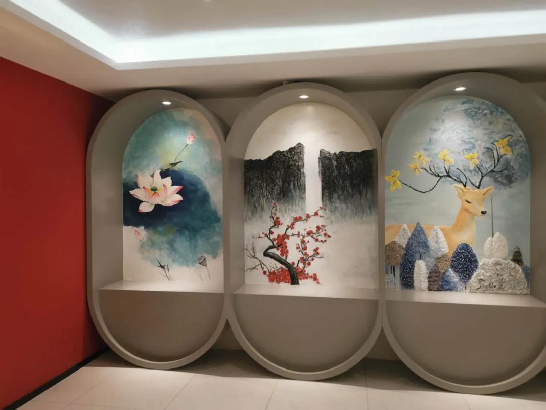 立邦艺术涂料店面,立邦最新专卖店效果