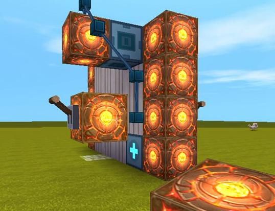 迷你世界隐藏开关门教程,迷你世界门开关