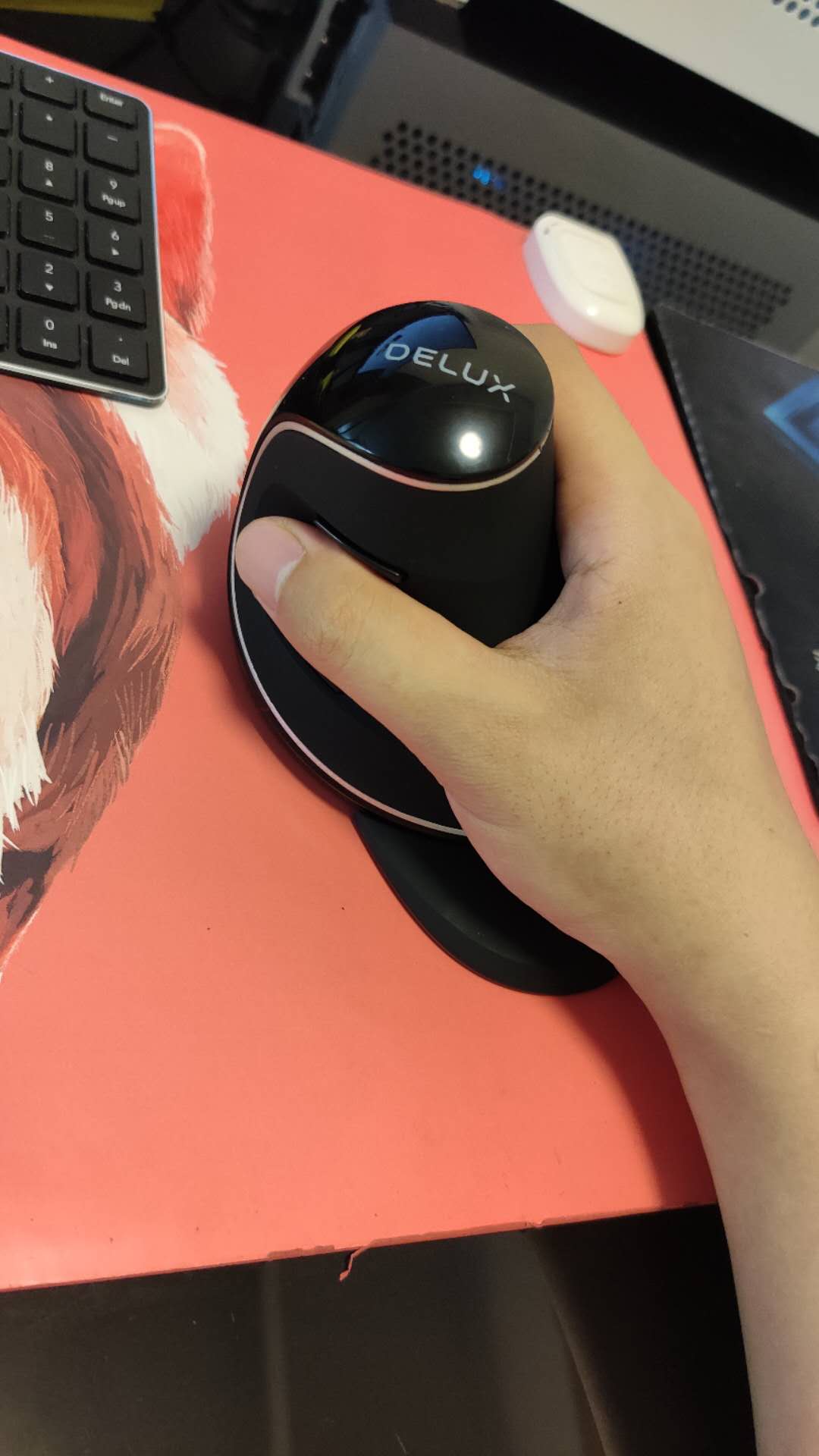 鼠标入门级推荐618,delux垂直鼠标