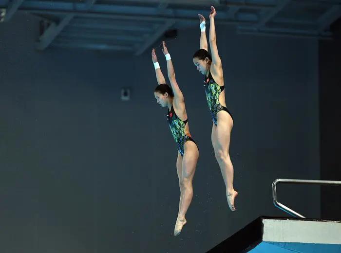 十四运会跳水比赛花絮,十四运跳水测试赛礼仪采访