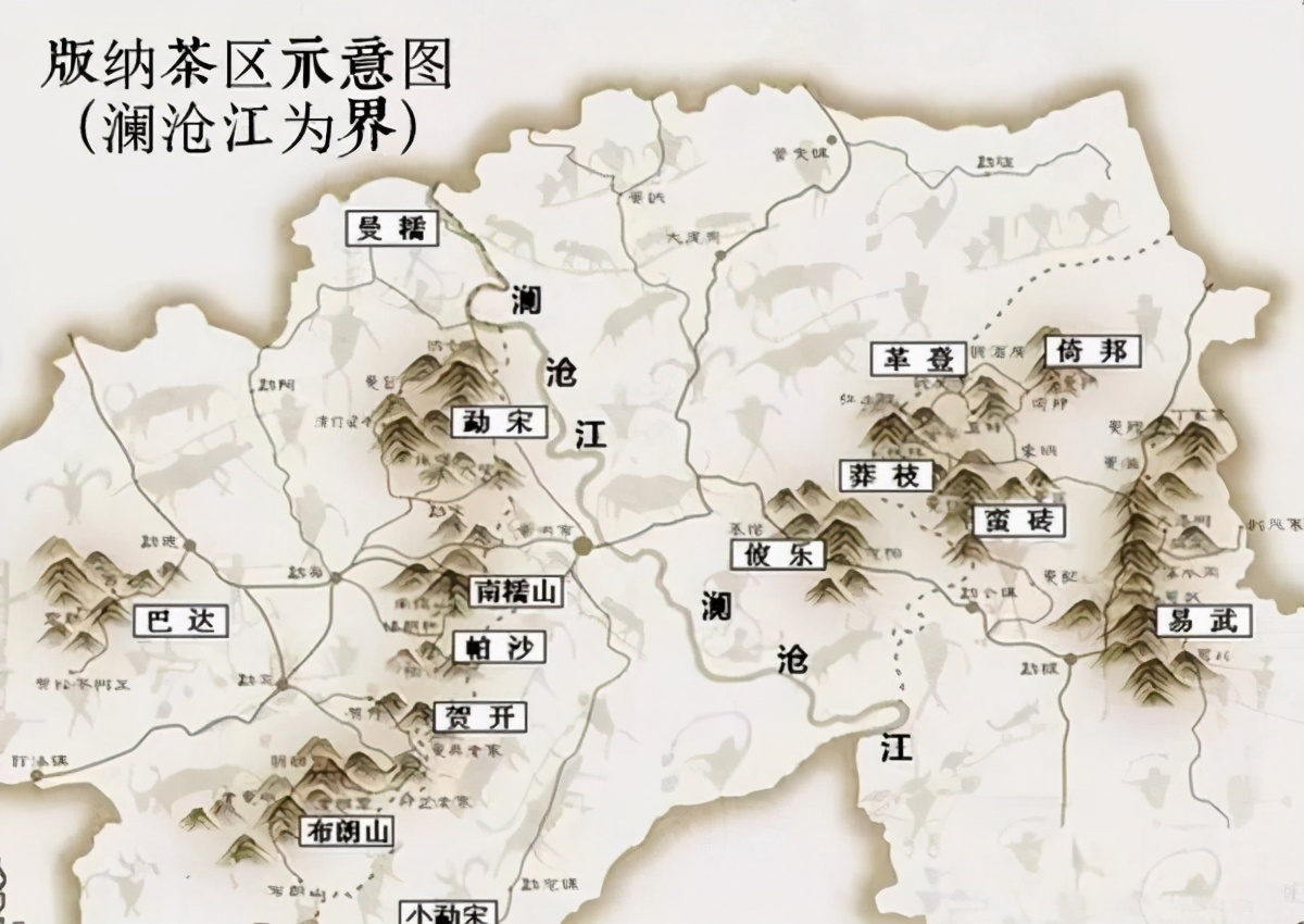 西双版纳茶叶产区图片,西双版纳茶区著名茶山介绍