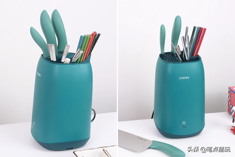 身为刀架筷笼,容不得藏污养菌!臻米K2刀叉筷子消毒机体验