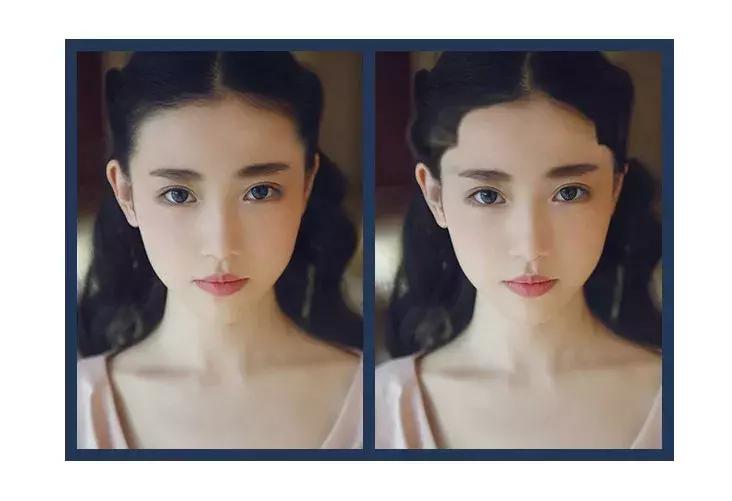 脸大头发卷发际线高怎么化妆,方圆脸脸大戴眼镜怎么化妆好看