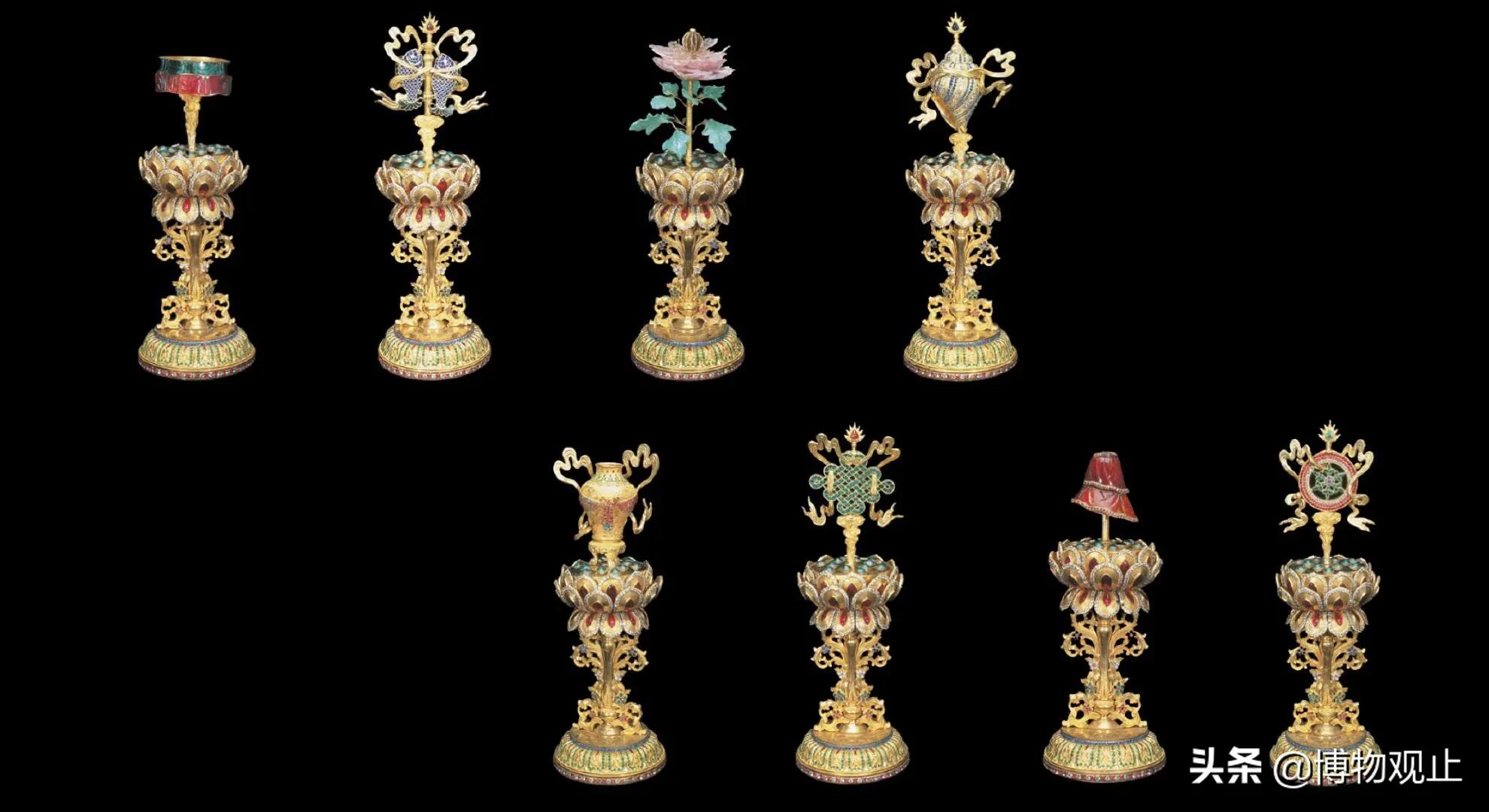 铜质藏传法器五股金刚,藏传佛教法宝图