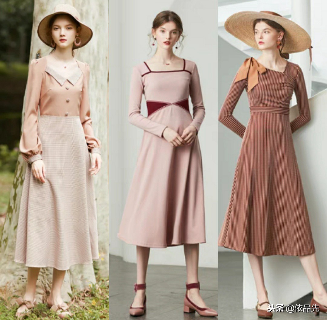 大码裙子200-230斤森系,森系少女复古裙子女装搭配