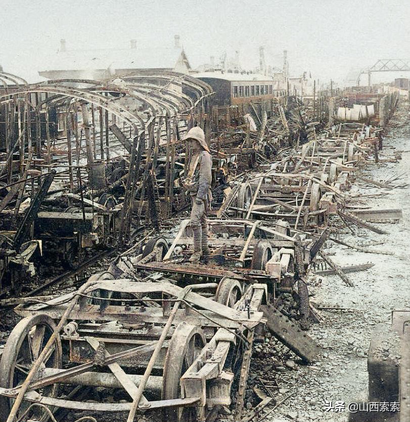 八国联军侵华战争历史讲解超长,1900年八国联军侵华战争影像彩色