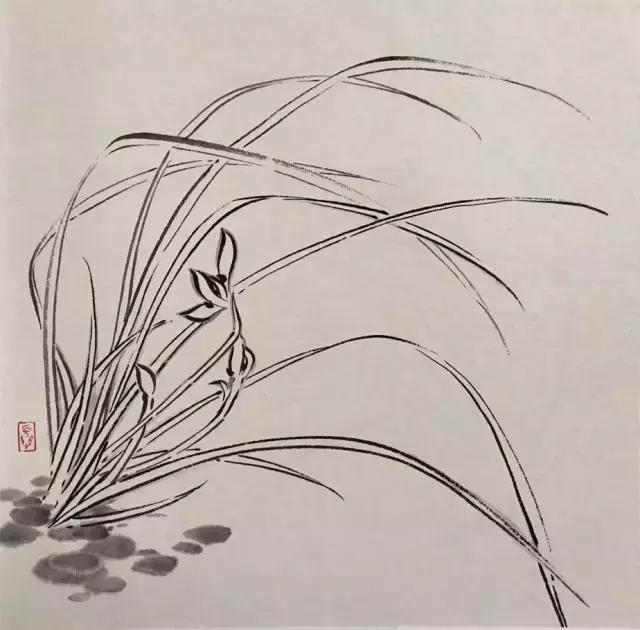 徐湛国画兰花的画法,徐湛国画兰花的画法视频教学