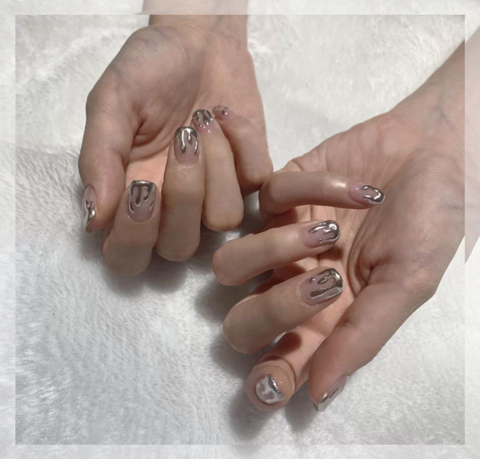 夏日显白美甲简单,美甲图片大全显白大气上档次