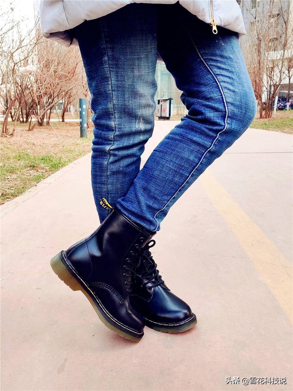 防水防油污马丁靴,经典哑光软皮马丁靴