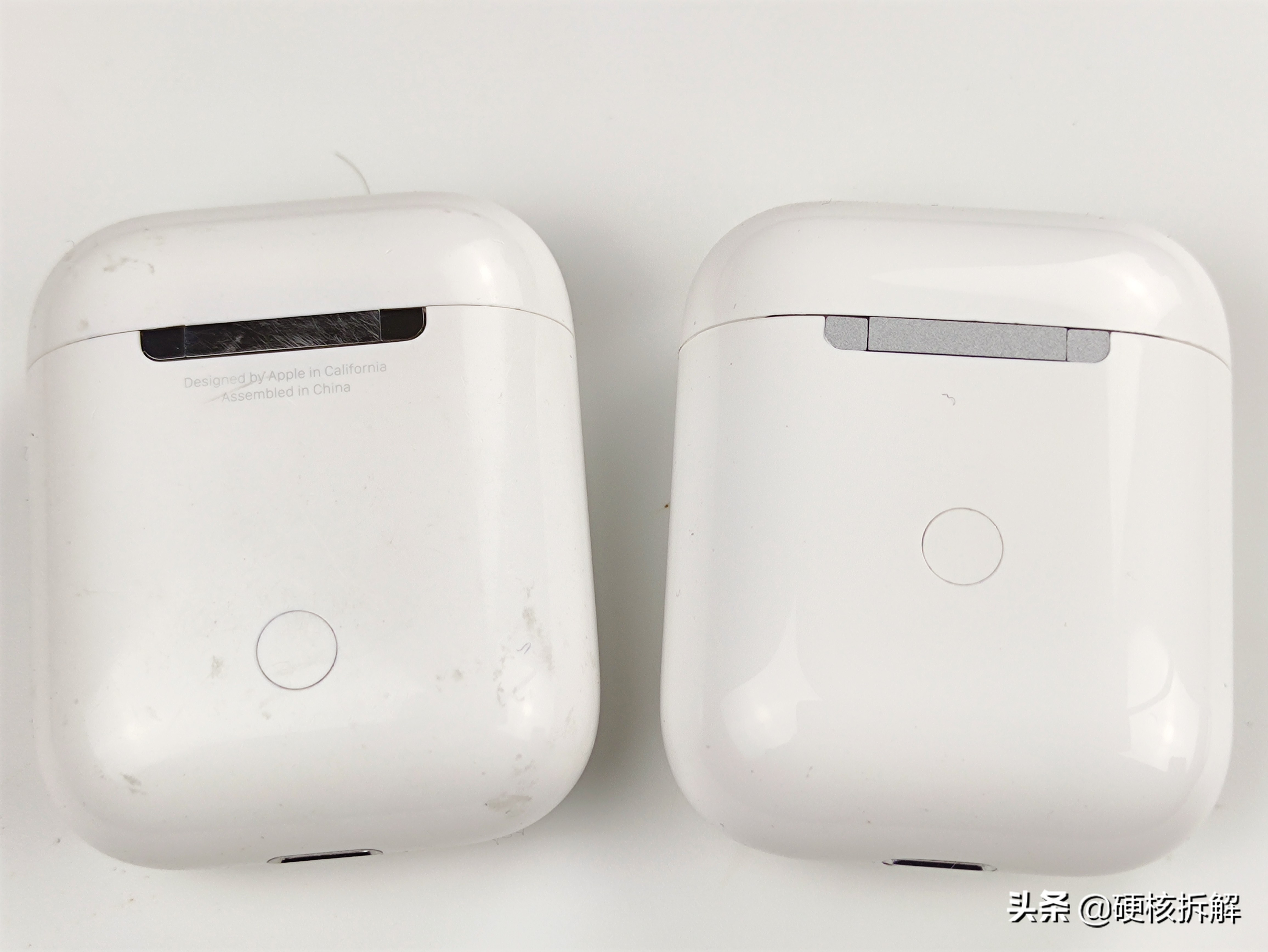 苹果耳机拆盒真假辨别airpods三代,华强北airpodspro耳机和正品对比