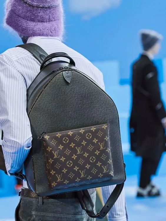 欧巴双肩包单品,韩国ins风复古双肩包