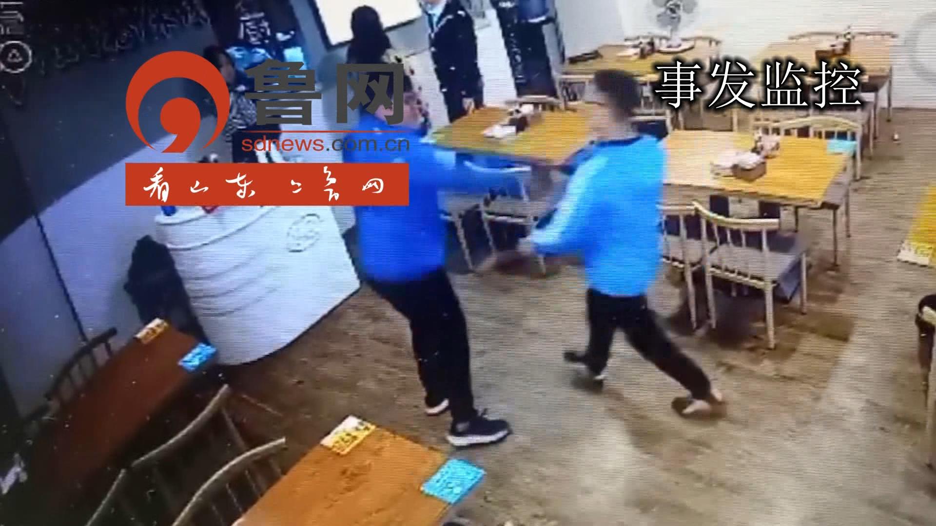 锁喉挥拳,潍坊饿了么骑手变拳手!