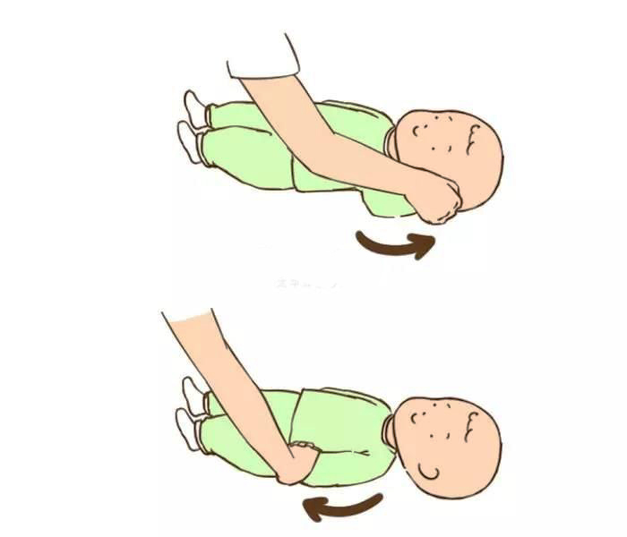 排气操婴儿操0-3个月腿部动作,宝宝健康发育操