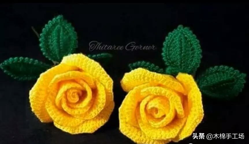 七种玫瑰花的钩编步骤,浪漫永不凋零的玫瑰花折纸