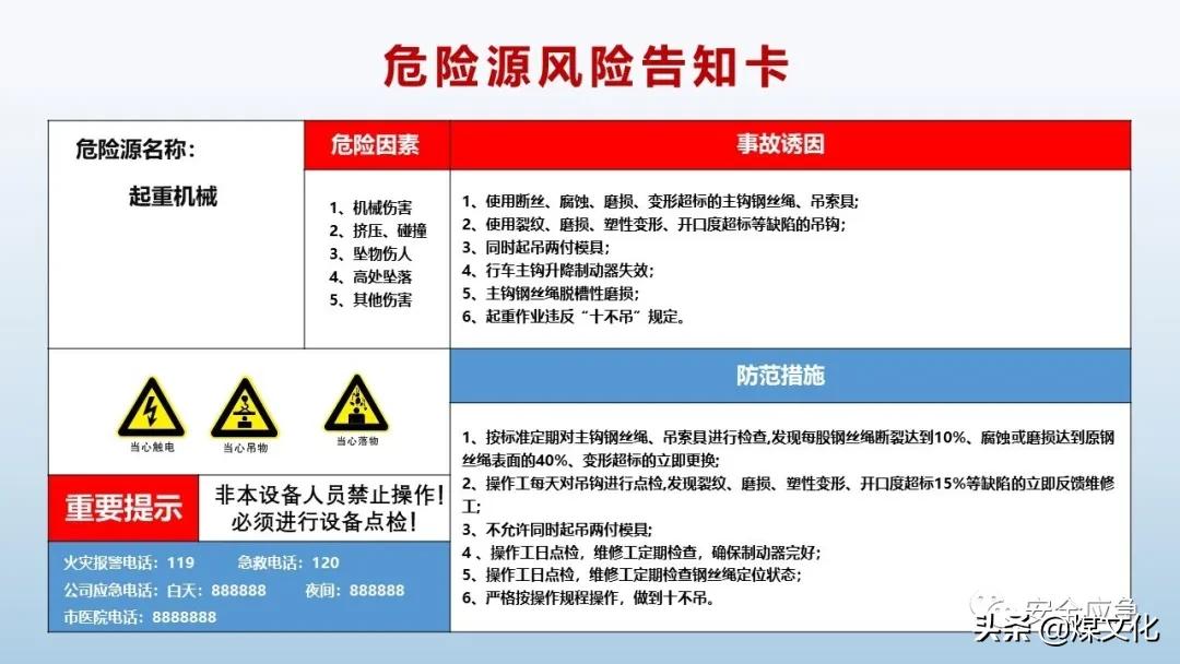 岗位风险告知卡最新模板,液化气站2021新版岗位风险告知卡