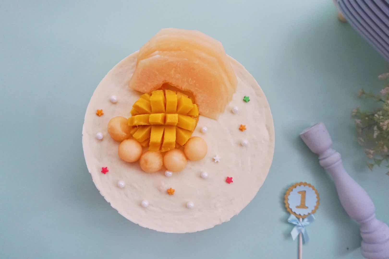 宝宝一岁生日自己做蛋糕图片,宝宝生日蛋糕自制1周岁