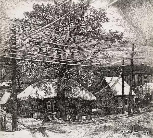 德国风景素描大全,东欧风景素描