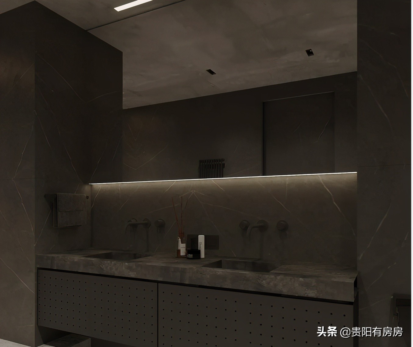 黑色线条灯和白色线条灯哪个好看,线条灯效果图大全