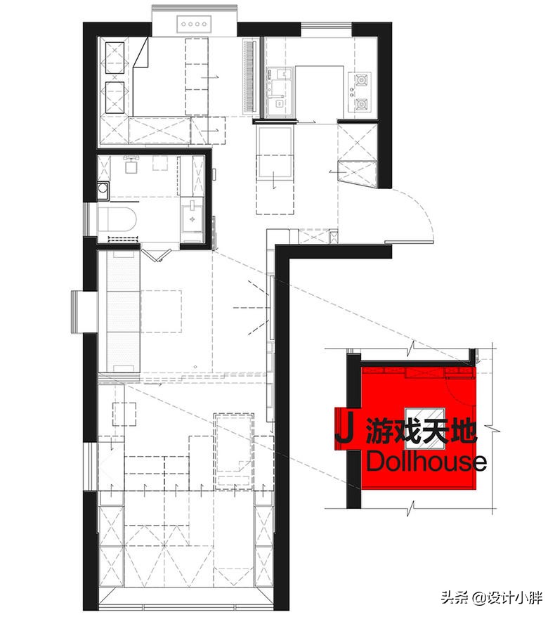 上海不到34㎡的老公房，“翠玲珑”设计，竟容纳祖孙三代五口人