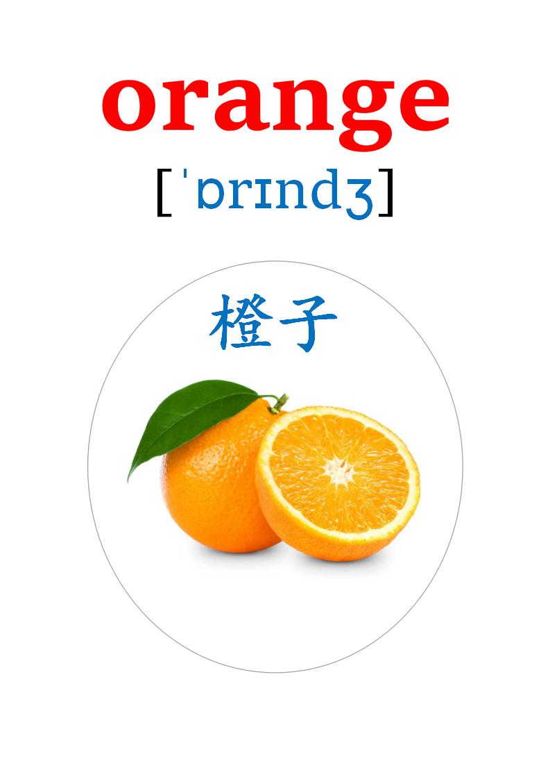 英语卡片20多种水果的英语单词,英语卡片水果种类