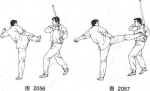 防身术防直拳,掌棍防身术