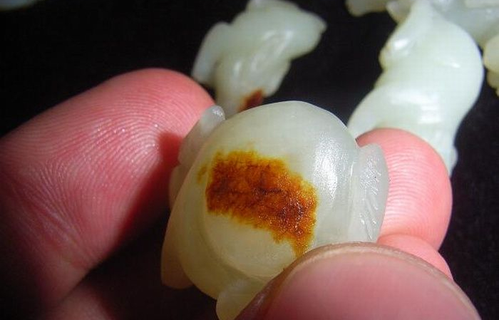 和田玉籽料各种颜色对照表,籽料染色视频