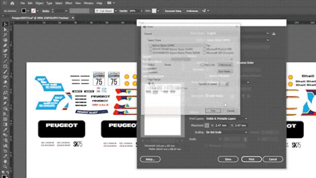 水贴是如何打印的,如何打印激光水贴教程