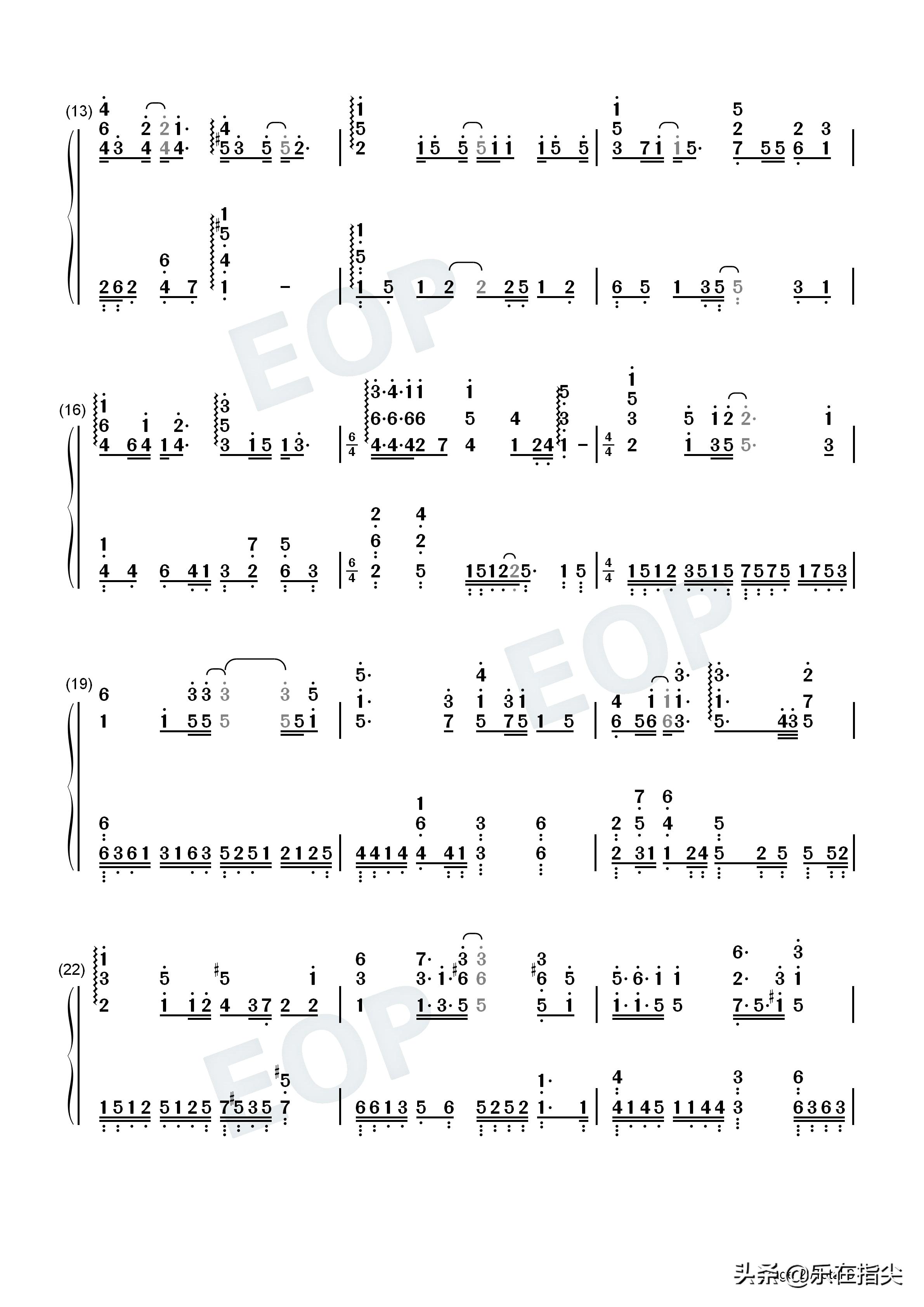 冰糖雪梨钢琴简谱,冰糖炖雪梨冰天雪地钢琴曲简谱