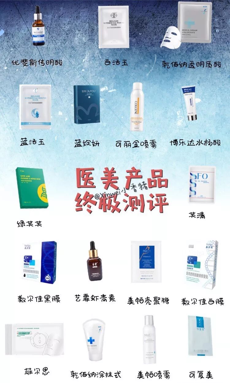 医美面膜祛痘最全测评,医美面膜监测