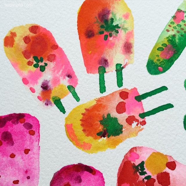 插画师carolyngavin绘画作品,carolyn插画