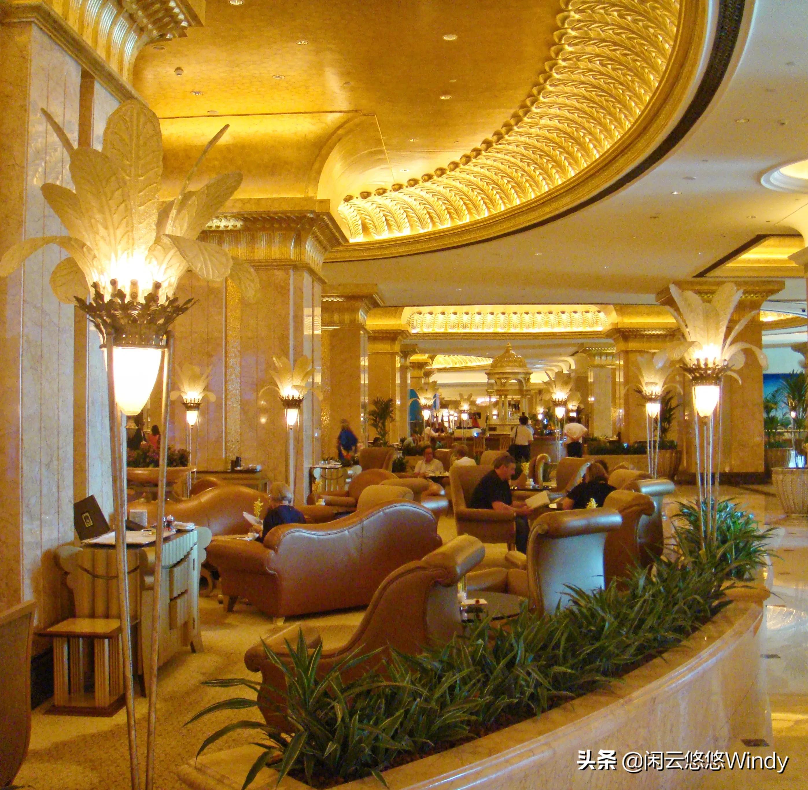 迪拜酋长皇宫酒店,八星级酋长皇宫酒店下午茶