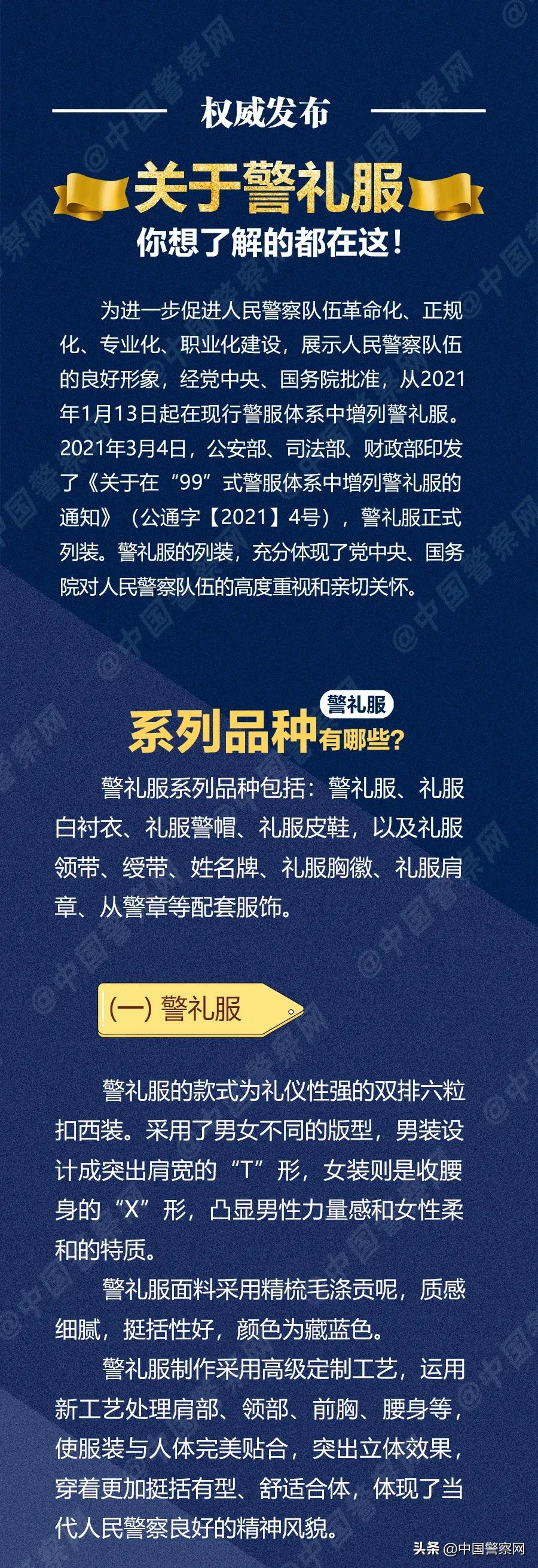 警察礼服列装什么意思,中国人民警察新礼服